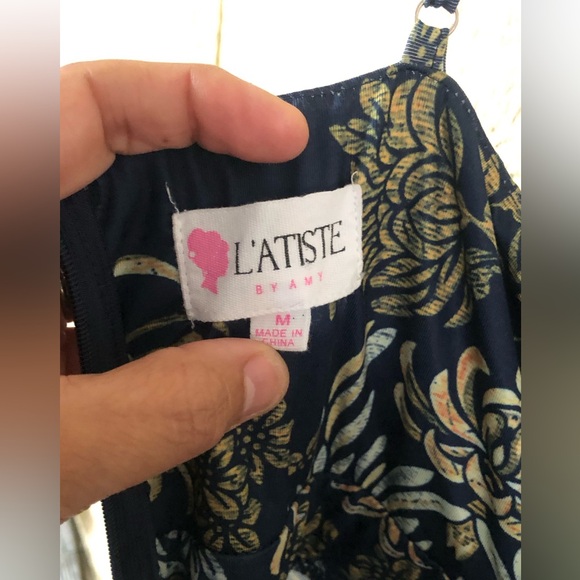 L’atiste Navy Romper - Picture 6 of 8